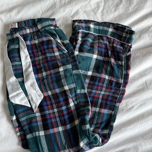 Abercrombie & Fitch Plaid Lounge Pants - Red and Blue